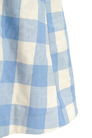 LIZ LISA（リズリサ）の古着「リボン付きチェック柄フレアスカート（スカート）」大画像５へ