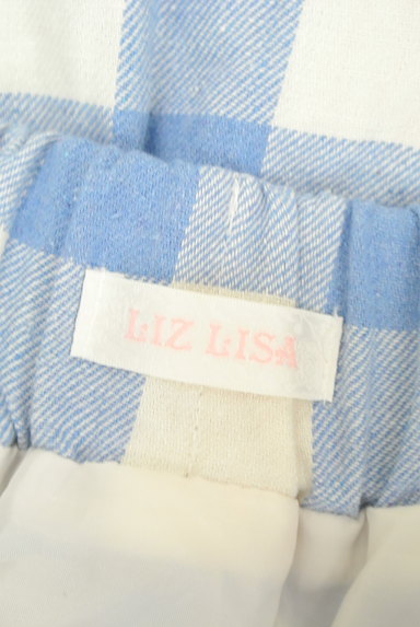 LIZ LISA（リズリサ）の古着「リボン付きチェック柄フレアスカート（スカート）」大画像６へ