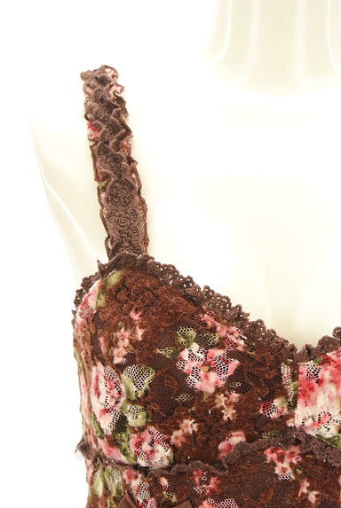 LIZ LISA（リズリサ）の古着「リボン付き花柄キャミワンピース（キャミワンピース）」大画像４へ
