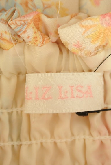 LIZ LISA（リズリサ）の古着「フロントリボン花柄キャミワンピ（キャミワンピース）」大画像６へ