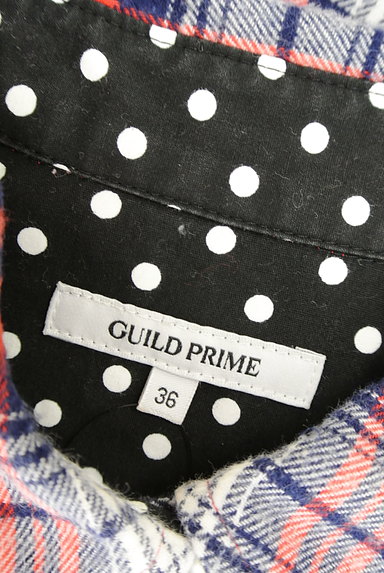 GUILD PRIME（ギルドプライム）の古着「袖プリントフランネルシャツ（カジュアルシャツ）」大画像６へ