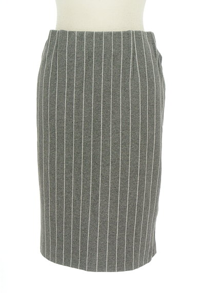 NATURAL BEAUTY BASIC（ナチュラルビューティベーシック）の古着「ストライプ柄ストレッチタイトスカート（スカート）」大画像１へ