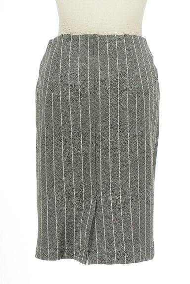NATURAL BEAUTY BASIC（ナチュラルビューティベーシック）の古着「ストライプ柄ストレッチタイトスカート（スカート）」大画像２へ