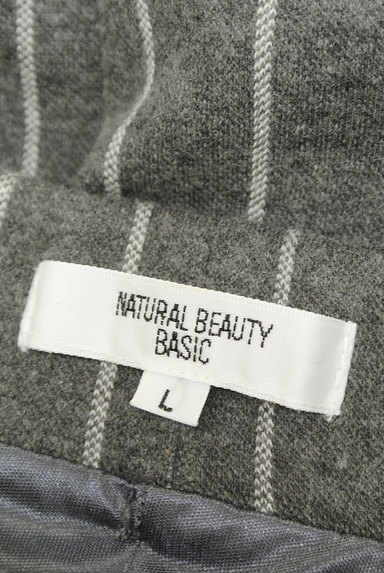 NATURAL BEAUTY BASIC（ナチュラルビューティベーシック）の古着「ストライプ柄ストレッチタイトスカート（スカート）」大画像６へ