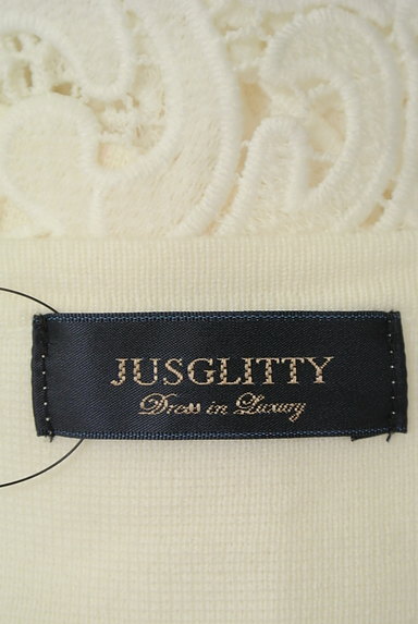 JUSGLITTY（ジャスグリッティー）の古着「七分袖裾レースカットソー（ニット）」大画像６へ