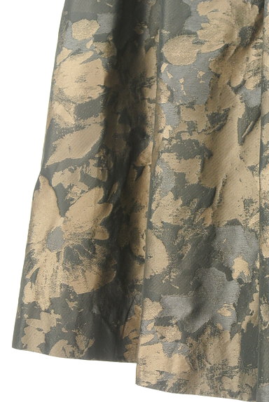 L'EQUIPE YOSHIE INABA（レキップヨシエイナバ）の古着「チュール付迷彩風花柄フレアスカート（スカート）」大画像４へ
