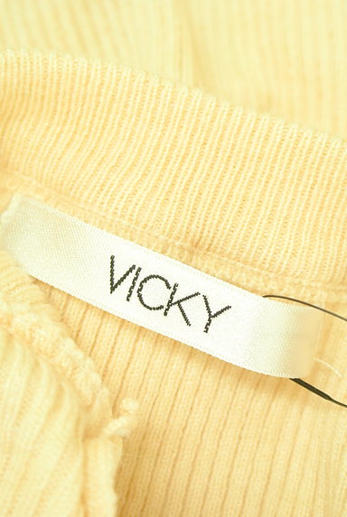 VICKY（ビッキー）の古着「バックロングタイトリブニット（ニット）」大画像６へ