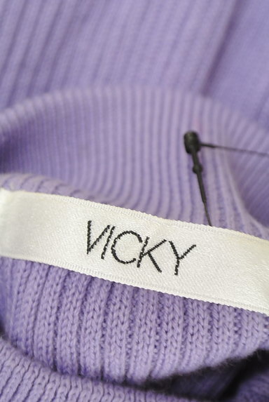VICKY（ビッキー）の古着「カットデザインハイネックリブニット（ニット）」大画像６へ