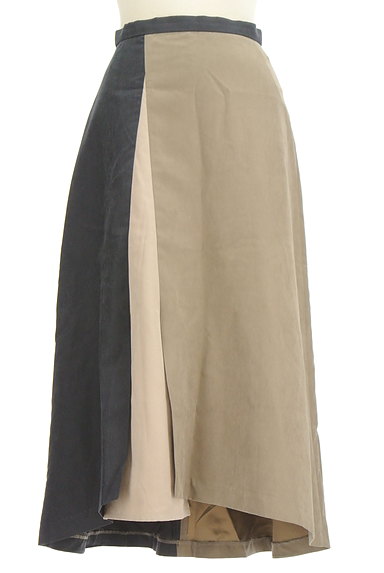 VICKY（ビッキー）の古着「バイカラー切替ロングスカート（ロングスカート・マキシスカート）」大画像１へ