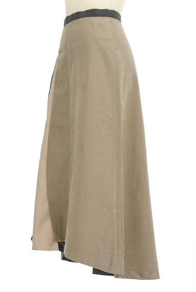 VICKY（ビッキー）の古着「バイカラー切替ロングスカート（ロングスカート・マキシスカート）」大画像３へ
