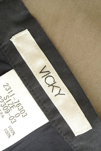 VICKY（ビッキー）の古着「バイカラー切替ロングスカート（ロングスカート・マキシスカート）」大画像６へ