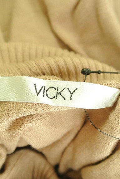 VICKY（ビッキー）の古着「サイドプリーツタートルネックワンピ（ワンピース・チュニック）」大画像６へ