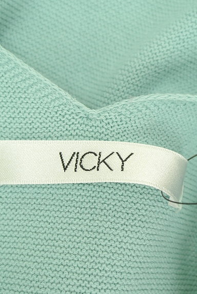 VICKY（ビッキー）の古着「Ｖネックパフスリーブニット（ニット）」大画像６へ