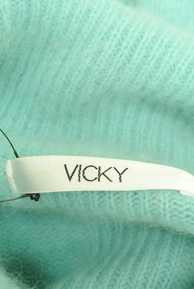 VICKY（ビッキー）の古着「ふわふわミントタートルネックニット（ニット）」大画像６へ