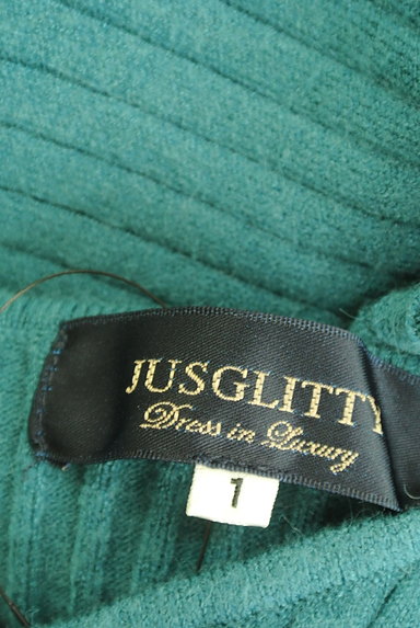 JUSGLITTY（ジャスグリッティー）の古着「ベルト付きリブフレアニットワンピ（ワンピース・チュニック）」大画像６へ