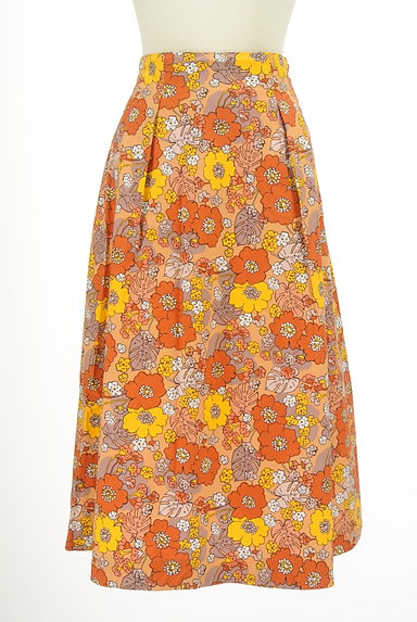 Banner Barrett（バナーバレット）の古着「レトロ花柄ミモレ丈フレアスカート（スカート）」大画像１へ