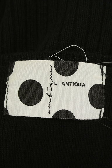 antiqua（アンティカ）の古着「キーネックリブニット（ニット）」大画像６へ