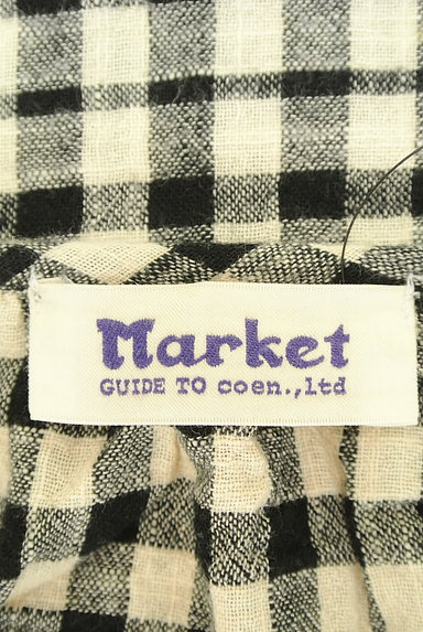 Market（マーケット）の古着「刺繍チェック柄カットソー（カットソー・プルオーバー）」大画像６へ