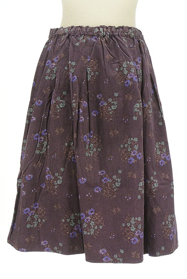 SM2（サマンサモスモス）の古着「小花柄コーデュロイフレアスカート（スカート）」大画像２へ