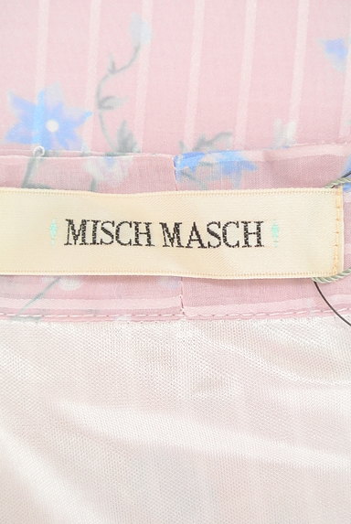 MISCH MASCH（ミッシュマッシュ）の古着「光沢ストライプ×花柄シアーブラウス（カットソー・プルオーバー）」大画像６へ