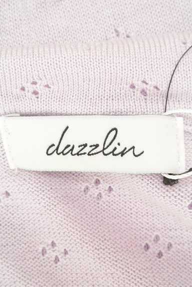 dazzlin（ダズリン）の古着「パフスリーブ透かし編み襟付きニット（ニット）」大画像６へ