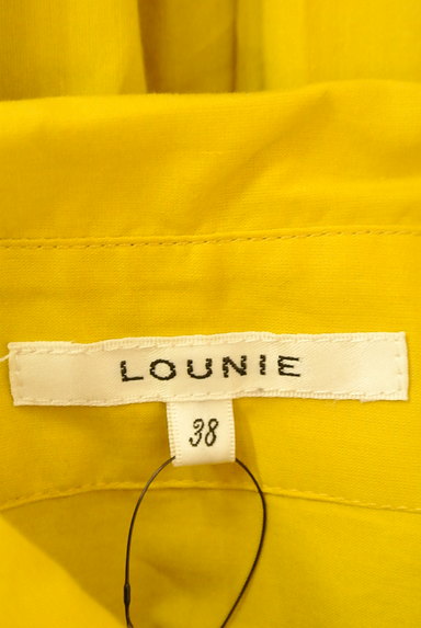 LOUNIE（ルーニィ）の古着「ギャザースリーブカラーシャツ（カジュアルシャツ）」大画像６へ