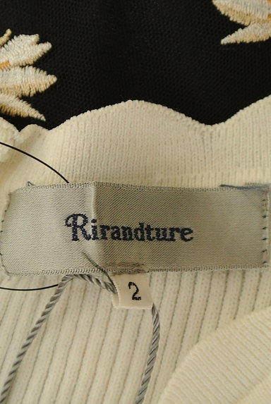 Rirandture（リランドチュール）の古着「リブ×花柄刺繍切替ワンピース（ワンピース・チュニック）」大画像６へ