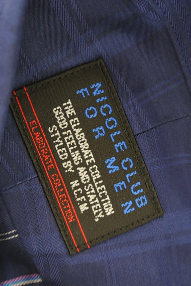 NICOLE（ニコル）の古着「七分袖立体チェック柄織地シャツ（カジュアルシャツ）」大画像６へ