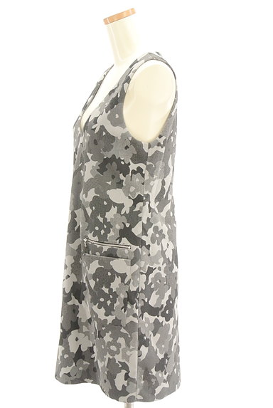 WILLSELECTION（ウィルセレクション）の古着「迷彩×花柄ジャンパースカート（オーバーオール・サロペット）」大画像３へ