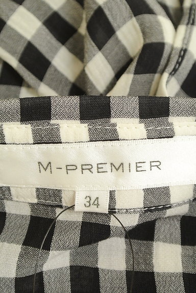 M-premier（エムプルミエ）の古着「シアーギンガムチェック柄シャツ（カジュアルシャツ）」大画像６へ