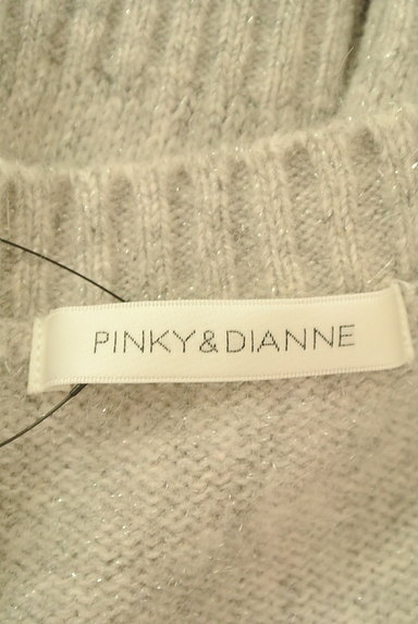 Pinky＆Dianne（ピンキー＆ダイアン）の古着「ラメケーブルニットロングワンピ（ワンピース・チュニック）」大画像６へ