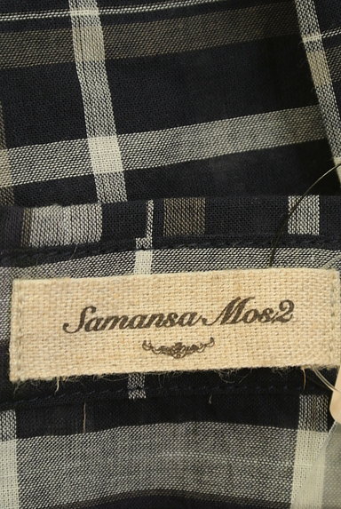 SM2（サマンサモスモス）の古着「シアーチェック柄シャツ（カジュアルシャツ）」大画像６へ