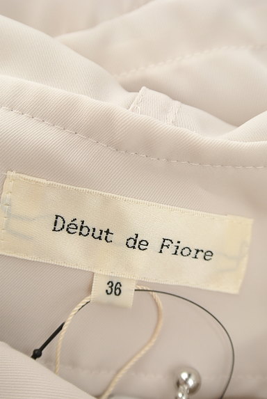 Debut de Fiore by LAISSE PASSE（デビュー・ド・フィオレ）の古着「裾フリルジップパーカー（ブルゾン・スタジャン）」大画像６へ