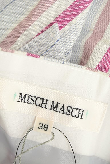 MISCH MASCH（ミッシュマッシュ）の古着「バックリボンストライプ柄マキシワンピ（キャミワンピース）」大画像６へ