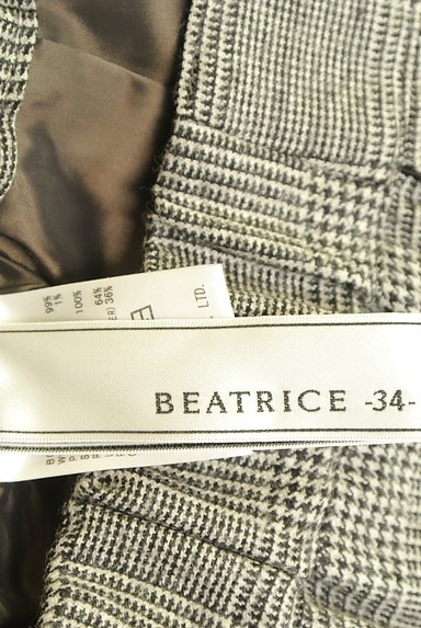 BEATRICE（ベアトリス）の古着「サイドラインチェック柄ウールパンツ（パンツ）」大画像６へ