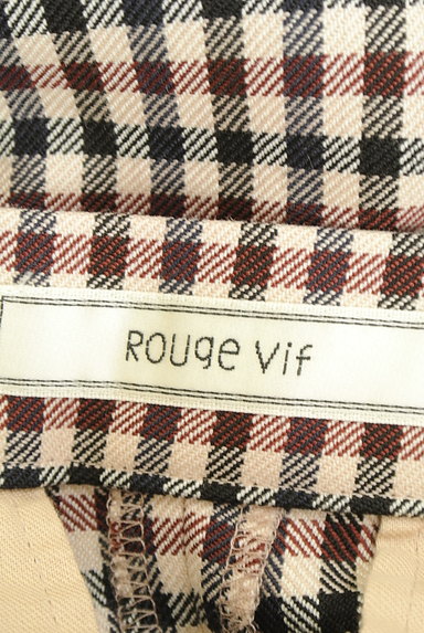 Rouge vif La cle（ルージュヴィフラクレ）の古着「チェック柄ロールアップパンツ（パンツ）」大画像６へ