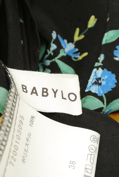 BABYLONE（バビロン）の古着「七分袖花柄ブラウス。（カットソー・プルオーバー）」大画像６へ