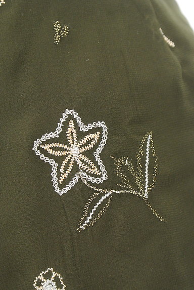 Snidel（スナイデル）の古着「花柄ラメ刺繍シアーミニスカート（ミニスカート）」大画像５へ