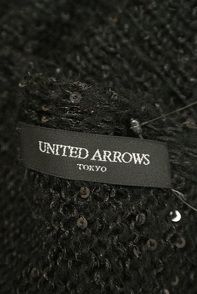 UNITED ARROWS（ユナイテッドアローズ）の古着「スパンコール織７分袖ニット（ニット）」大画像６へ