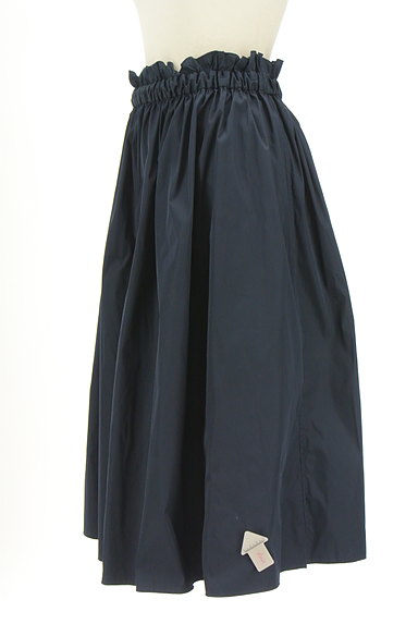 BEAMS Women's（ビームス　ウーマン）の古着「グレー×ネイビーリバーシブルスカート（ロングスカート・マキシスカート）」大画像３へ