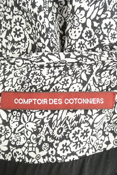 Comptoir des Cotonniers（コントワーデコトニエ）の古着「大人エスニック総柄ワンピース（ワンピース・チュニック）」大画像６へ