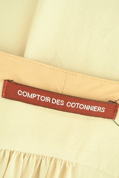 Comptoir des Cotonniers（コントワーデコトニエ）の古着「シアーシルクバイカラーカットソー（カットソー・プルオーバー）」大画像６へ