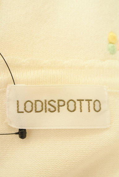 LODISPOTTO（ロディスポット）の古着「刺繍リボン７分袖カーディガン（カーディガン・ボレロ）」大画像６へ
