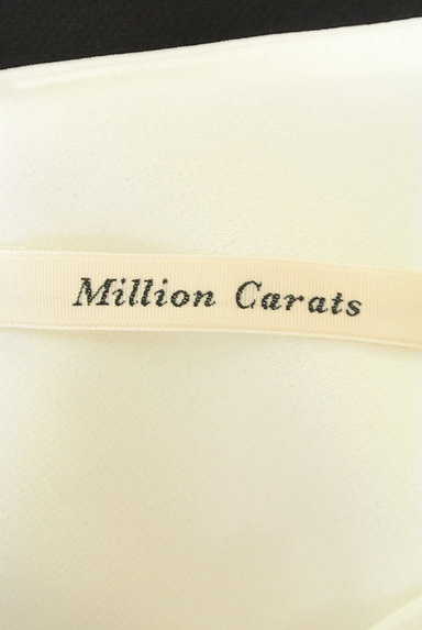 MILLION CARATS（ミリオンカラッツ）の古着「フロッキープリントバイカラーワンピ（ワンピース・チュニック）」大画像６へ