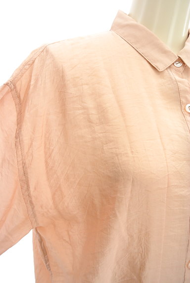 Avan Lily（アヴァンリリィ）の古着「シアーワイドシャツ（カジュアルシャツ）」大画像４へ