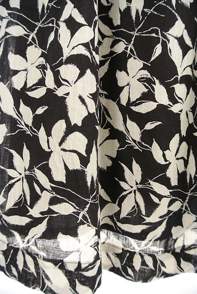 Pas de calais（パドカレ）の古着「ミモレ丈花柄コットンリネンスカート（スカート）」大画像５へ