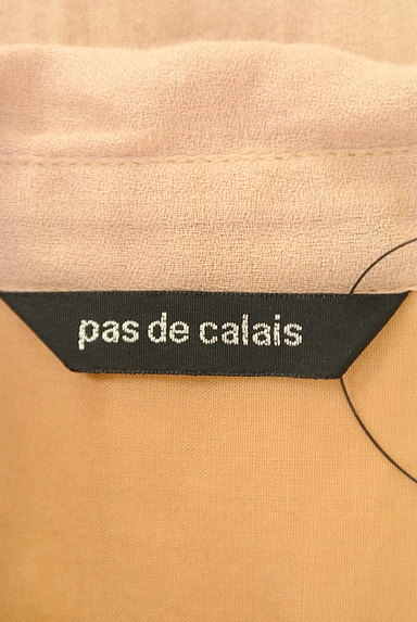 Pas de calais（パドカレ）の古着「ウエストリボンタックシャツワンピ（ワンピース・チュニック）」大画像６へ