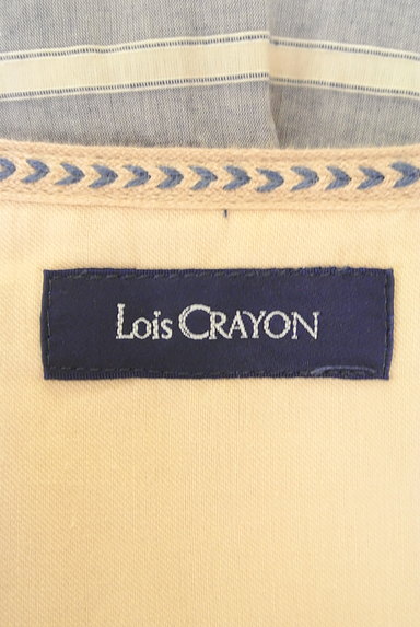Lois CRAYON（ロイスクレヨン）の古着「ダブルボタンボーダーラップスカート（スカート）」大画像６へ