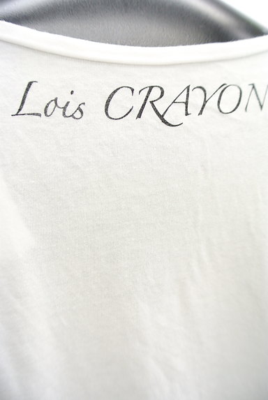 Lois CRAYON（ロイスクレヨン）の古着「フロッキープリントロゴＴシャツ（Ｔシャツ）」大画像５へ
