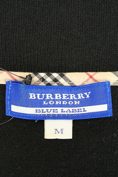 BURBERRY BLUE LABEL（バーバリーブルーレーベル）の古着「バーバリーチェック柄リボン七分袖ニット（ニット）」大画像６へ